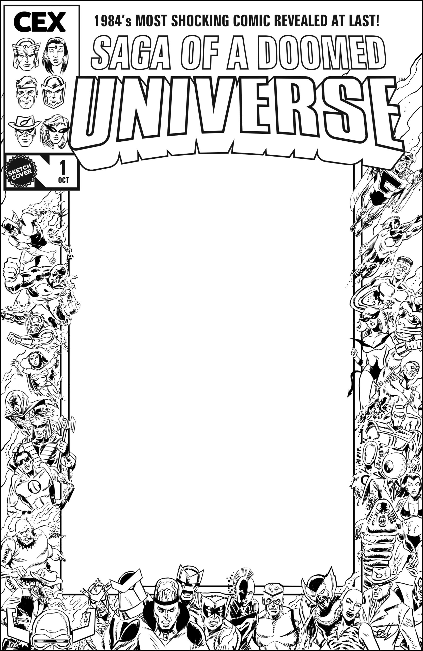 Saga of a Doomed Universe #1: Sketch Cover Edition